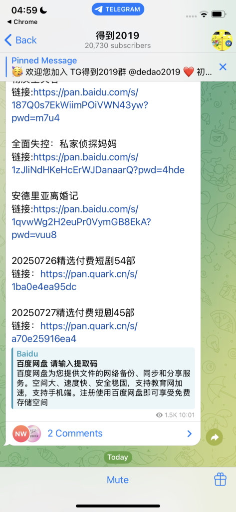 Telegram有各种资源